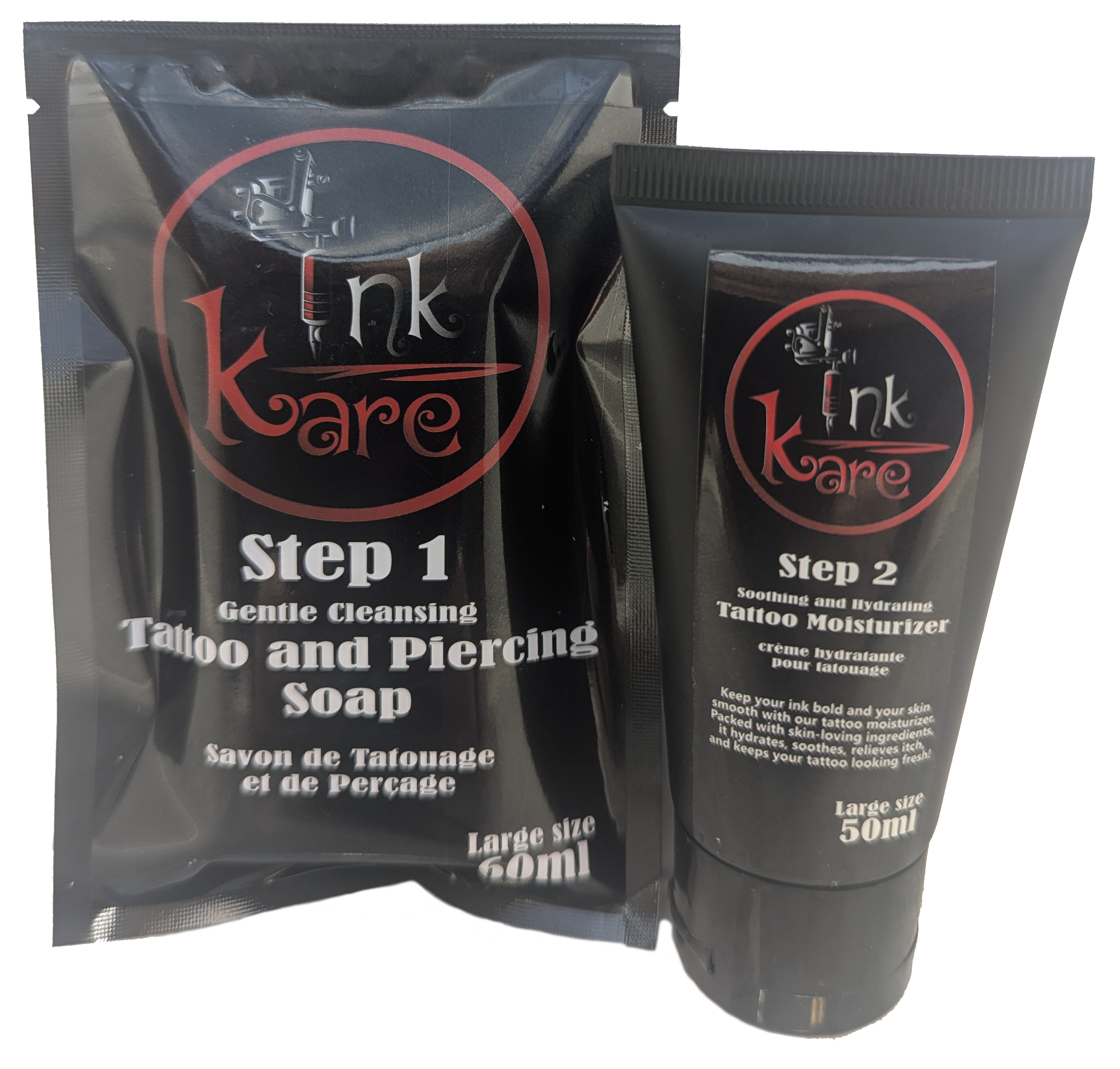 Ink Kare - Step 2 - Tattoo Moisturizer